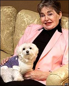 Billionaire and her dog