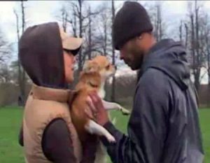 Ashley Cole and his dog