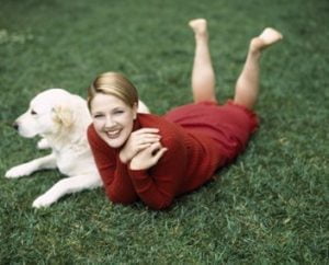 Flossie and Drew Barrymore